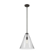 Kichler 42200 Everly 1-lt 14" Pendant-Olde Bronze