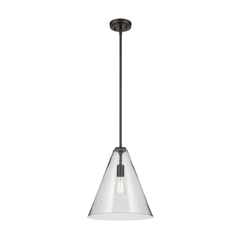 Kichler 42200 Everly 1-lt 14" Pendant-Olde Bronze