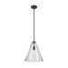 Kichler 42200 Everly 1-lt 14" Pendant-Olde Bronze