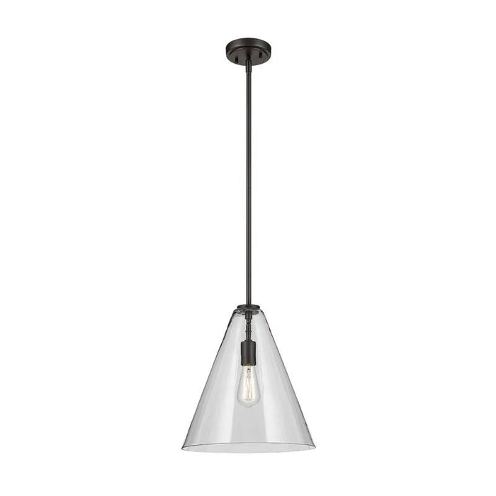 Kichler 42200 Everly 1-lt 14" Pendant-Olde Bronze