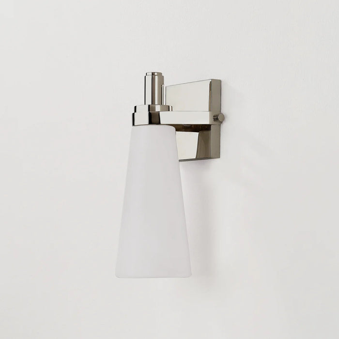 Hudson Valley 4221 Trude 1-lt 12" Tall Wall Sconce - Polished Nickel