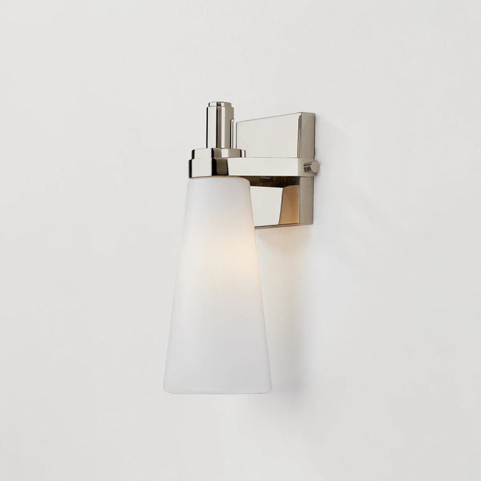 Hudson Valley 4221 Trude 1-lt 12" Tall Wall Sconce - Polished Nickel