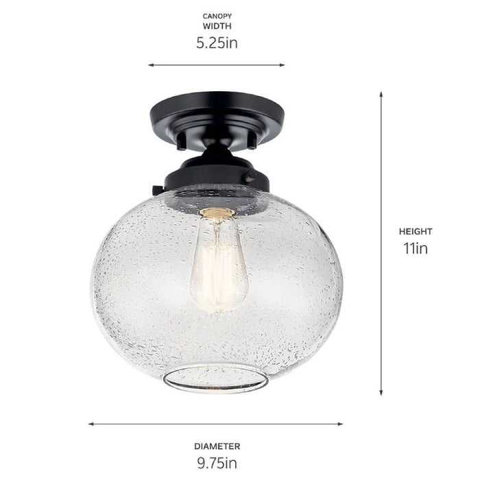 Kichler 42296 Avery 1-lt 10" Semi Flush