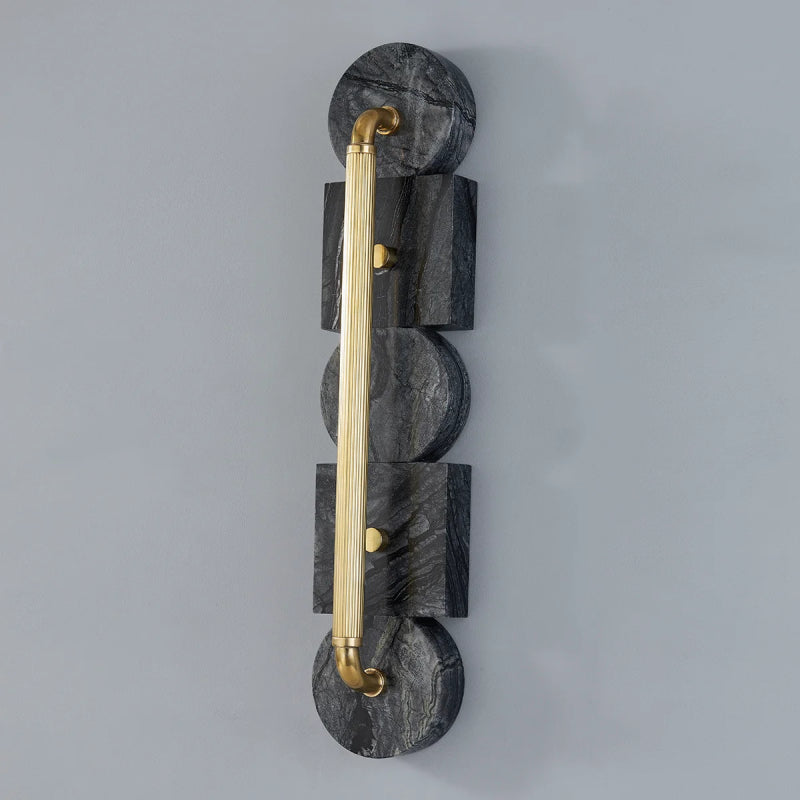 Corbett 423-23 Sena 1-lt 23" Tall LED Wall Sconce-Vintage Brass