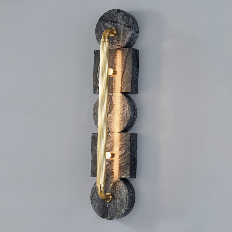 Corbett 423-23 Sena 1-lt 23" Tall LED Wall Sconce-Vintage Brass