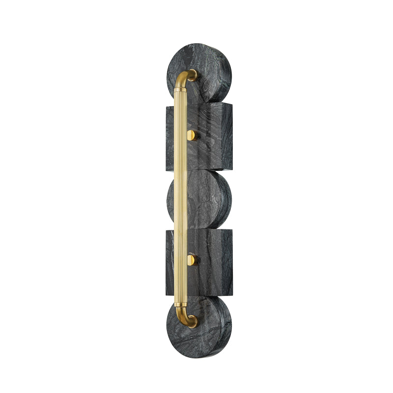 Corbett 423-23 Sena 1-lt 23" Tall LED Wall Sconce-Vintage Brass