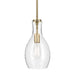 Kichler 42456 Everly 1-lt 7" Pendant-Natural Brass