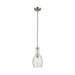 Kichler 42456 Everly 1-lt 7" Pendant-Brushed Nickel
