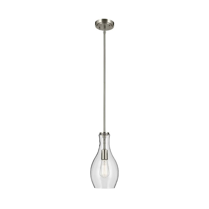 Kichler 42456 Everly 1-lt 7" Pendant-Brushed Nickel