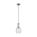 Kichler 42456 Everly 1-lt 7" Pendant-Brushed Nickel