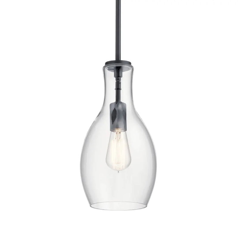 Kichler 42456 Everly 1-lt 7" Pendant-Black