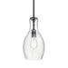 Kichler 42456 Everly 1-lt 7" Pendant-Black