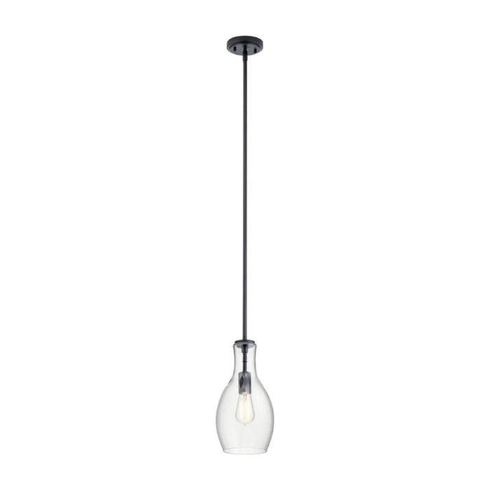 Kichler 42456 Everly 1-lt 7" Pendant-Black