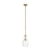 Kichler 42456 Everly 1-lt 7" Pendant-Natural Brass