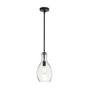 Kichler 42456 Everly 1-lt 7" Pendant-Olde Bronze