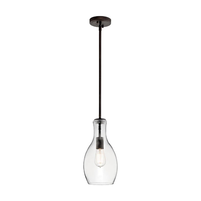 Kichler 42456 Everly 1-lt 7" Pendant-Olde Bronze