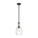 Kichler 42456 Everly 1-lt 7" Pendant-Olde Bronze