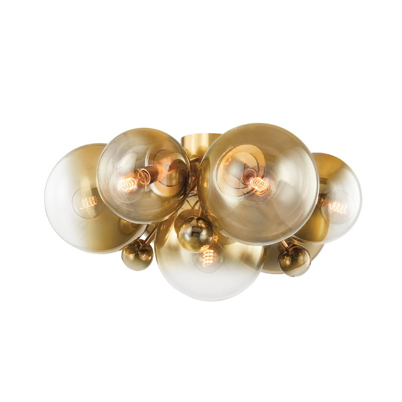 Corbett 427-07 Kyoto 7-lt 31" Flush Mount