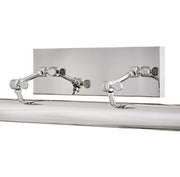 Hinkley 43013 Stokes 2-lt 30" LED Wall Light - Polished Nickel