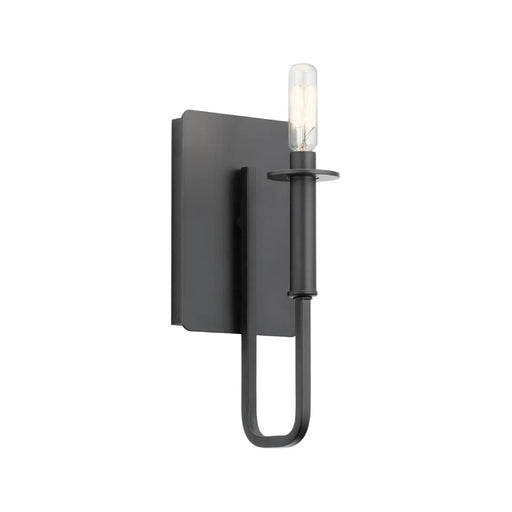 Kichler 43363 Alden 1-lt 12" Tall Wall Sconce - Black