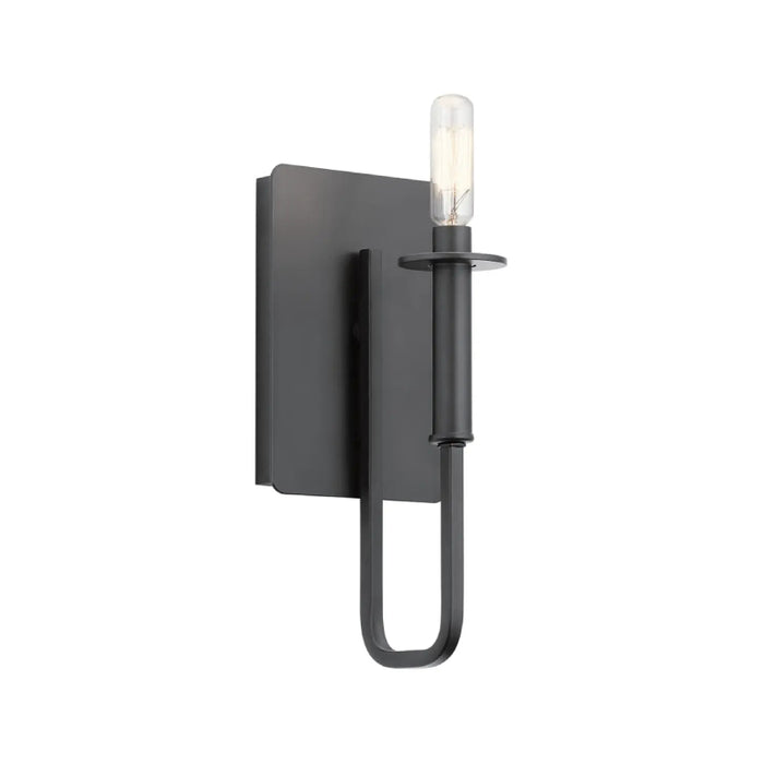 Kichler 43363 Alden 1-lt 12" Tall Wall Sconce - Black