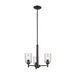 Kichler 43670 Shailene 3-lt 18" Chandelier - Olde Bronze/Clear