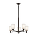 Kichler 43671 Shailene 5-lt 24" Chandelier - Olde Bronze/Satin Etched