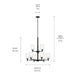 Kichler 43672 Shailene 9-lt 27" Chandelier