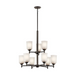 Kichler 43672 Shailene 9-lt 27" Chandelier - Olde Bronze/Clear