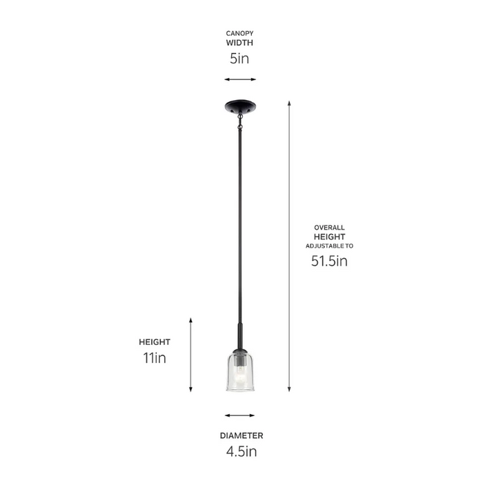 Kichler 43674 Shailene 1-lt 5" Pendant