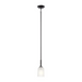 Kichler 43674 Shailene 1-lt 5" Pendant - Black/Satin Etched