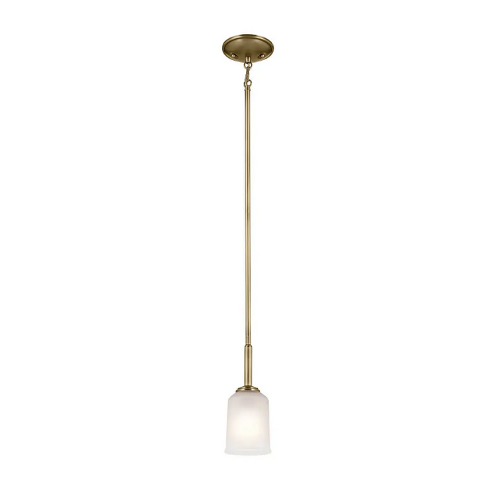 Kichler 43674 Shailene 1-lt 5" Pendant - Natural Brass/Satin Etched
