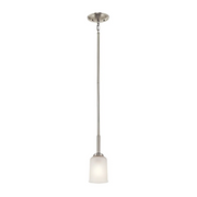 Kichler 43674 Shailene 1-lt 5" Pendant - Brushed Nickel/Satin Etched
