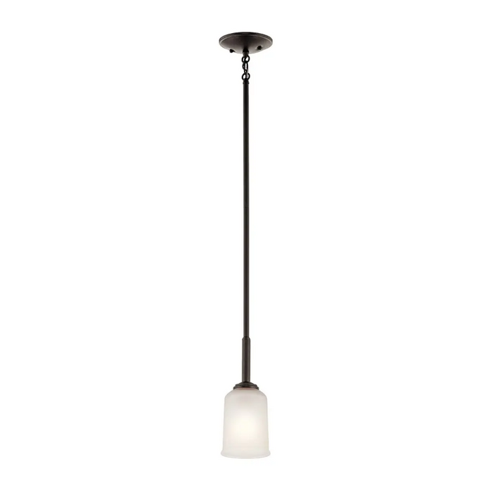 Kichler 43674 Shailene 1-lt 5" Pendant - Black/Satin Etched