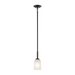 Kichler 43674 Shailene 1-lt 5" Pendant - Black/Satin Etched
