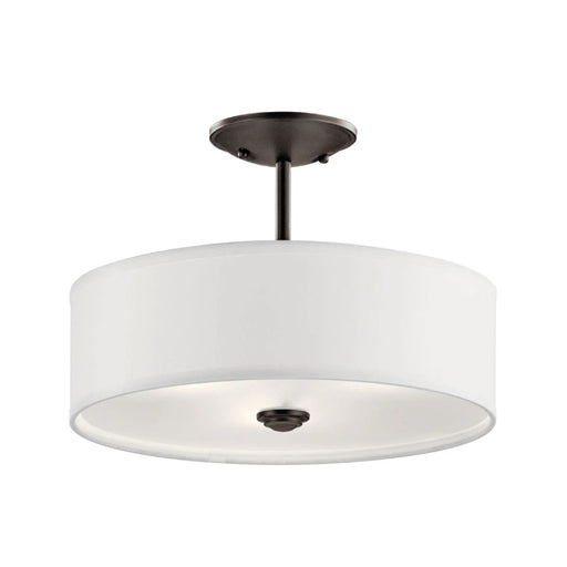 Kichler 43675 Shailene 3-lt 14" Semi-Flush Mount-Olde Bronze