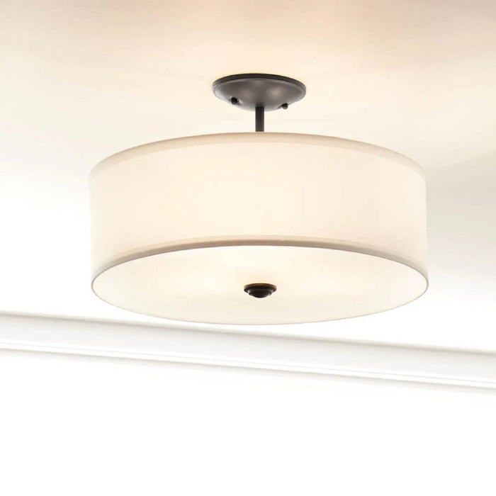 Kichler 43675 Shailene 3-lt 14" Semi-Flush Mount