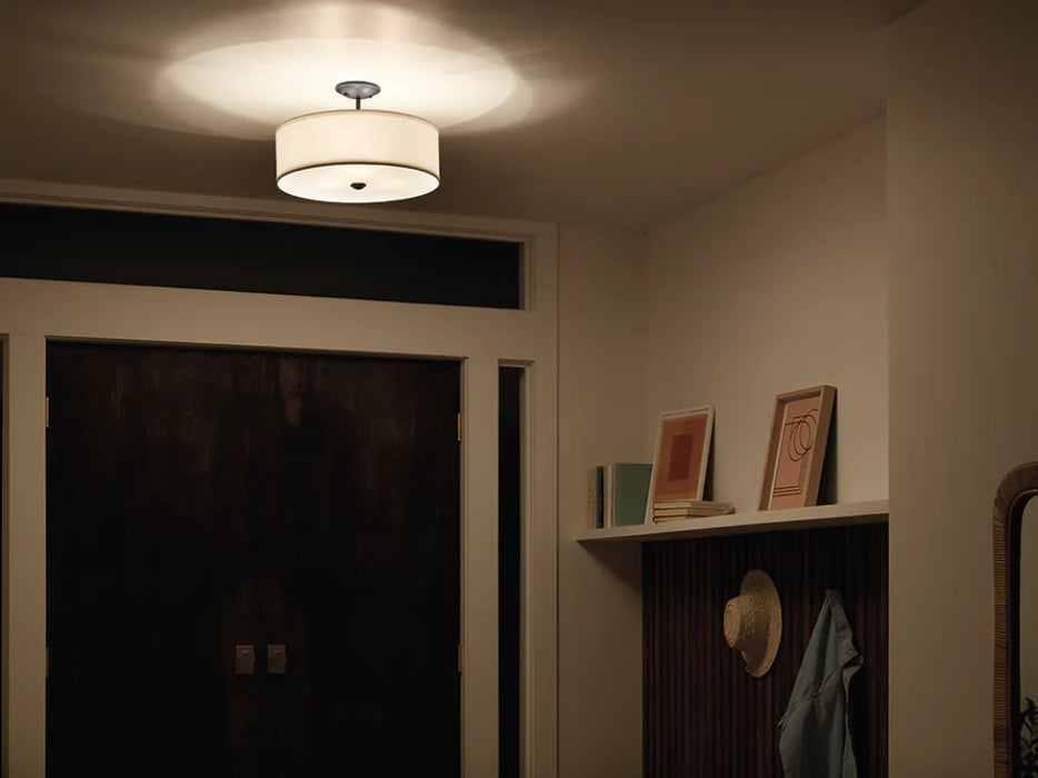 Kichler 43675 Shailene 3-lt 14" Semi-Flush Mount