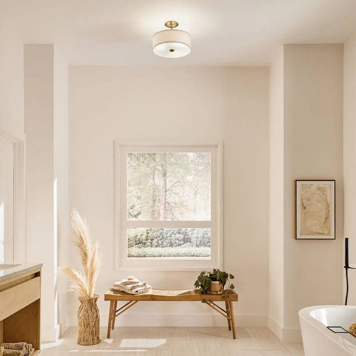 Kichler 43675 Shailene 3-lt 14" Semi-Flush Mount