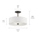 Kichler 43675 Shailene 3-lt 14" Semi-Flush Mount