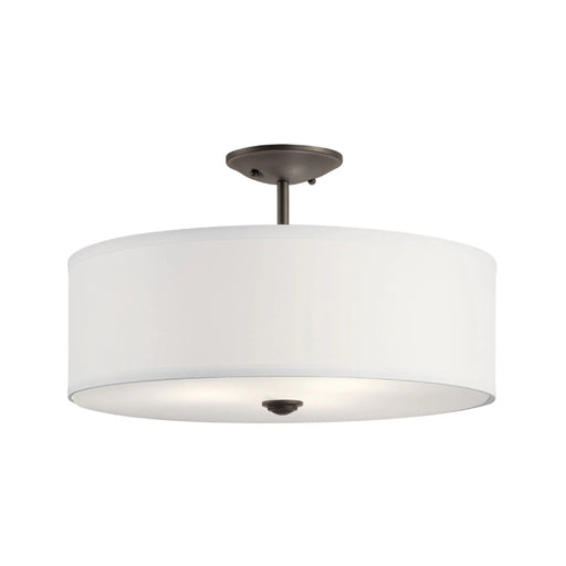 Kichler 43692 Shailene 3-lt 18" Semi Flush-Olde Bronze