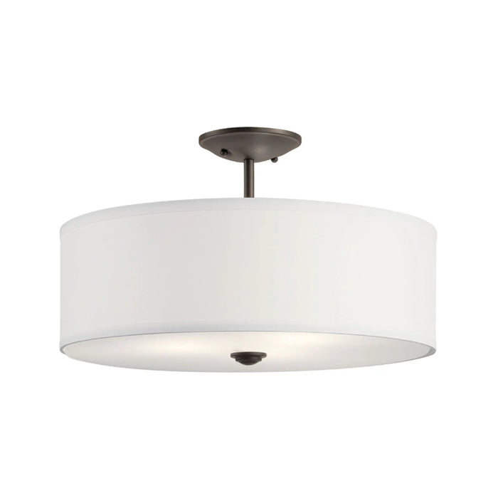 Kichler 43692 Shailene 3-lt 18" Semi Flush-Olde Bronze