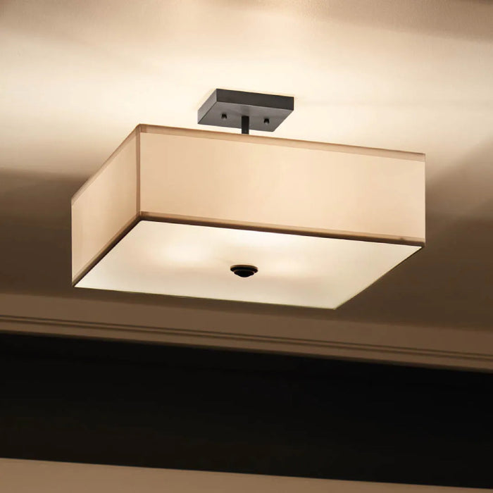 Kichler 43693 Shailene 3-lt 18" Semi-Flush Mount