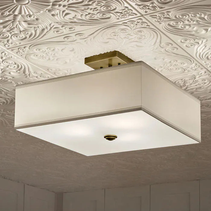 Kichler 43693 Shailene 3-lt 18" Semi-Flush Mount