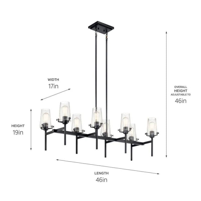 Kichler 43696 Alton 8-lt 46" Linear Chandelier