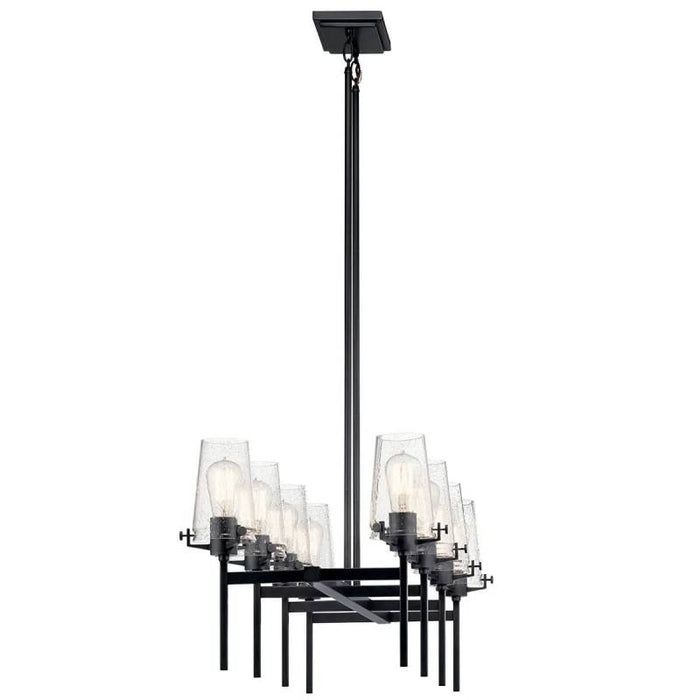Kichler 43696 Alton 8-lt 46" Linear Chandelier-Black