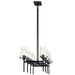 Kichler 43696 Alton 8-lt 46" Linear Chandelier-Black