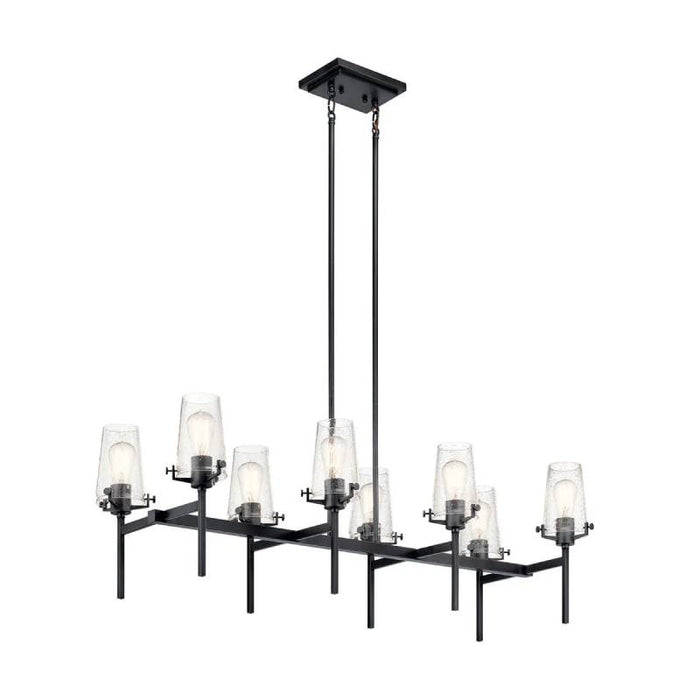 Kichler 43696 Alton 8-lt 46" Linear Chandelier-Black