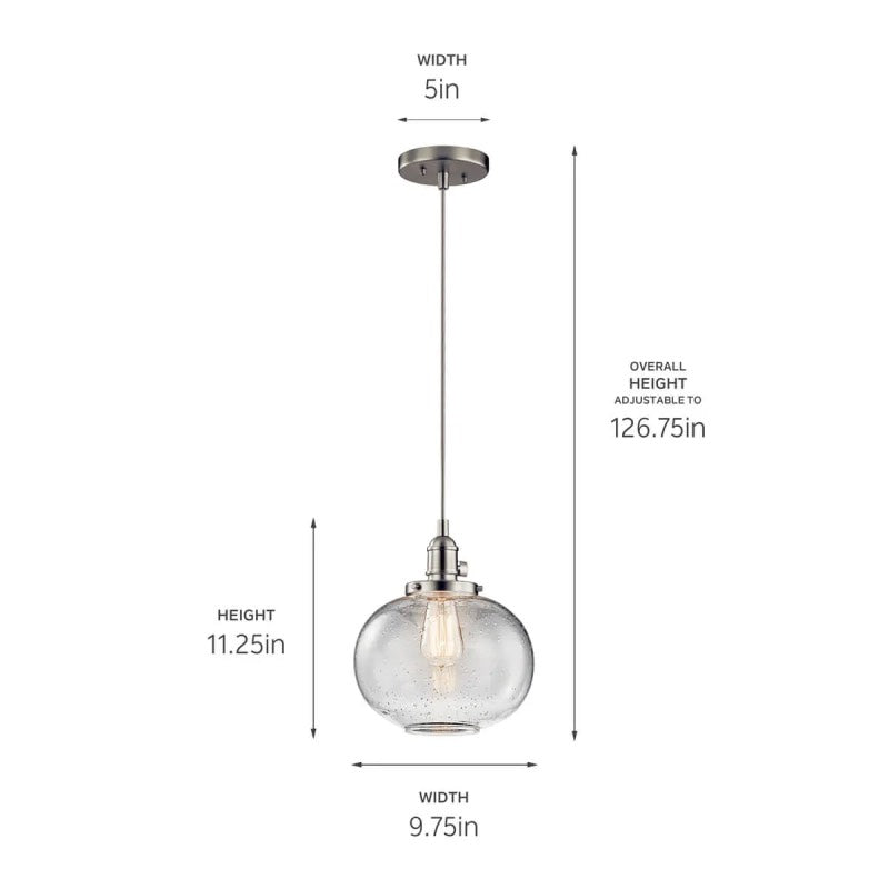 Kichler 43852 Avery 1-lt 10" Pendant