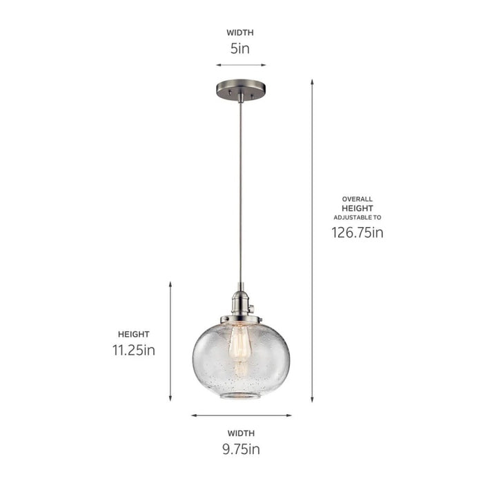 Kichler 43852 Avery 1-lt 10" Pendant